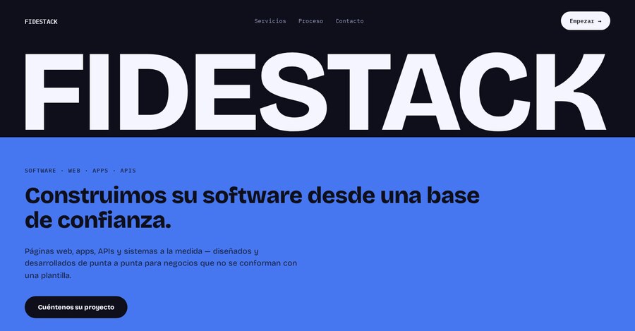 Plantilla C: tipografía enorme