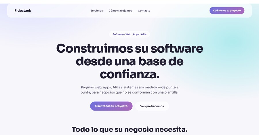 Plantilla F: degradado suave