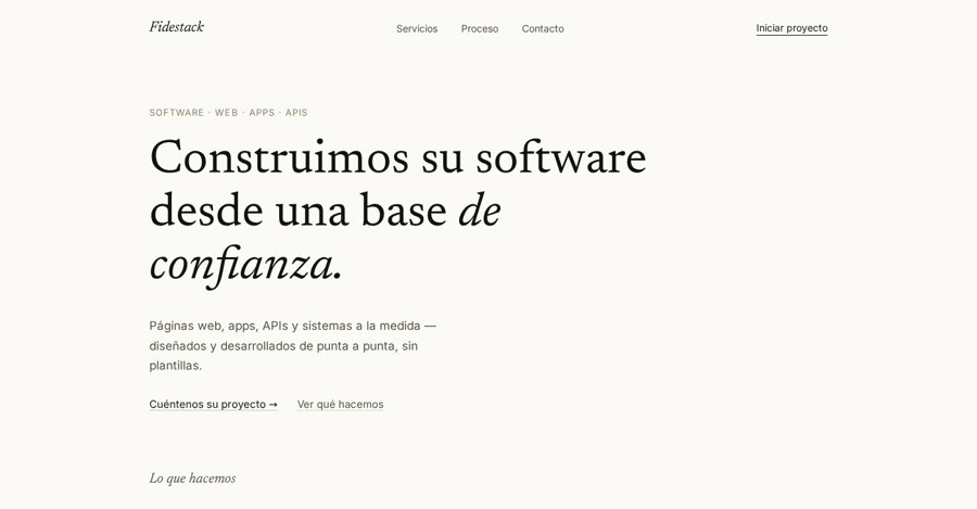 Template G: editorial minimalist
